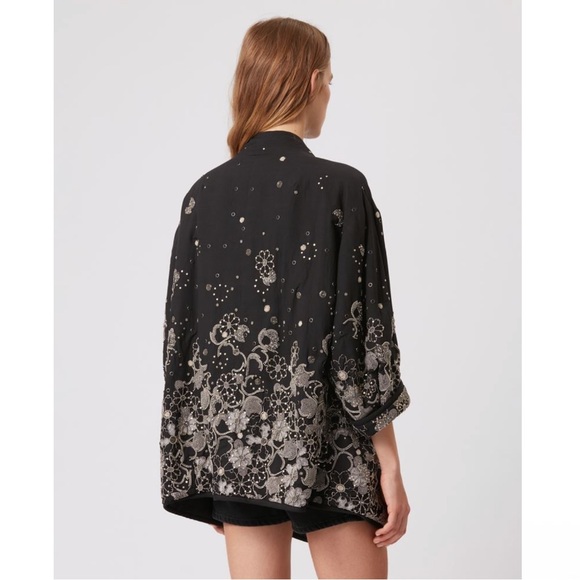 NWT ISABEL MARANT Runway Limited Release 2023 Belona Embroidered Beaded Jacket - Picture 7 of 15
